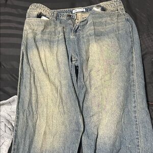 Stylish Blue Flare Jeans